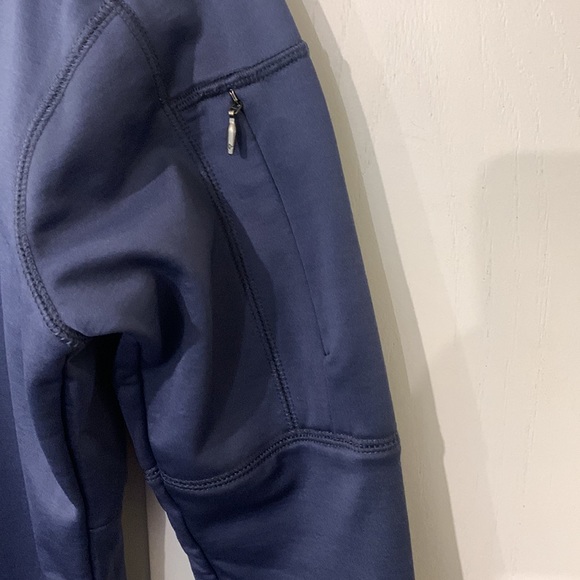 Columbia Dark Midnight Blue Omni-wick fleece pullover quarter zip. Sz Womans sm - Picture 4 of 8